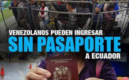 Venezolanos en Ecuador Venezolanos en Ecuador